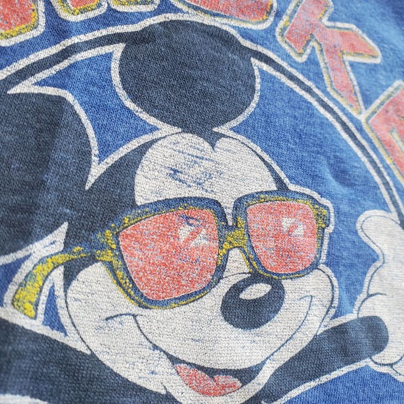 VTG 80s Mickey Mouse Las Vegas Souvenir Tshirt Youth Sz M Single Stitched - Picture 4 of 7